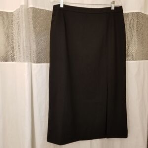 RIANI Wool-Blend Pencil Skirt, Black, US 14 (Fits 10-12), NWT